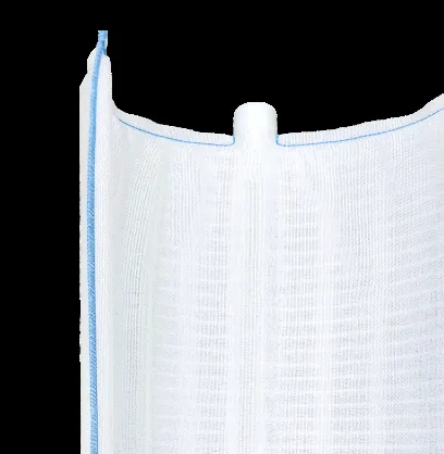 Pleated filter media cross-section